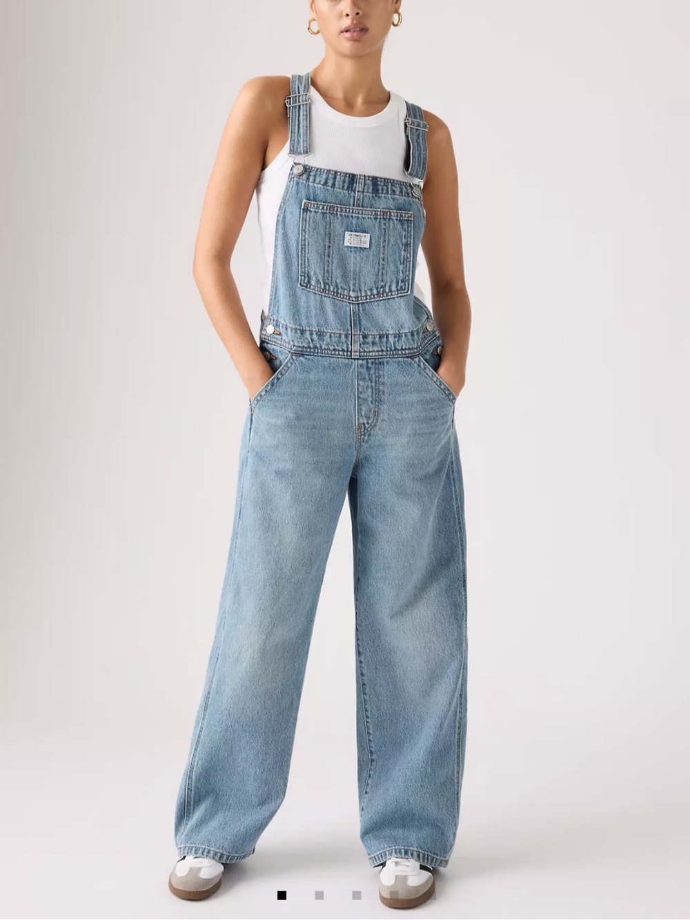 Levi's Women's Baggy Denim Overalls